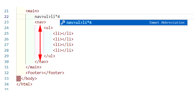 VS Codeでタグをまとめて入力する方法です。